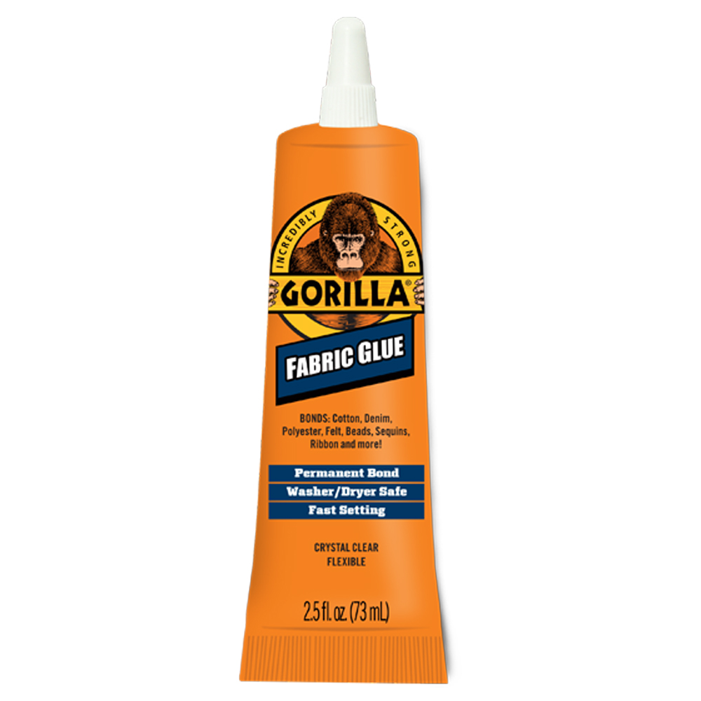  Customer reviews: Gorilla Waterproof Fabric Glue 2.5 Ounce  Tube, Clear, (Pack of 1)