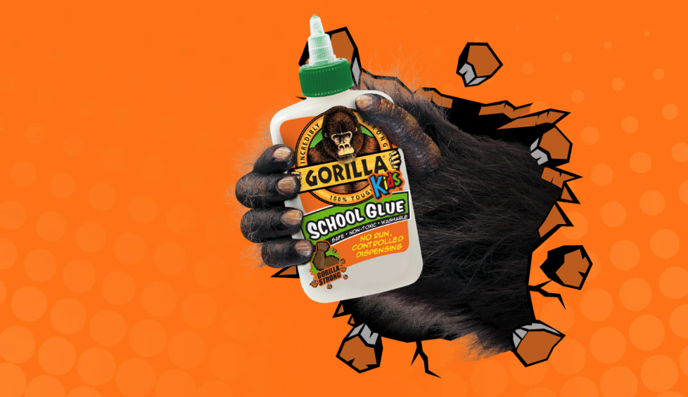 The Gorilla Glue Company - Gorilla Kids School Glue. For the
