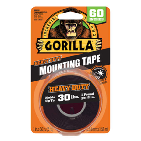 Gorilla Glue Heavy Duty Mounting Tape - Long Lasting, Heavy Duty