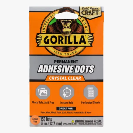 Gorilla Permanent Adhesive Dots - 1/2