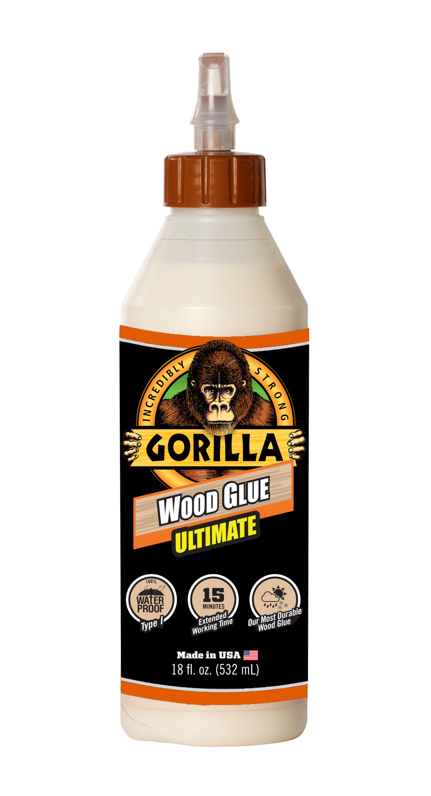 Gorilla Wood Glue - 532ml - Daws Heath Timber Ltd